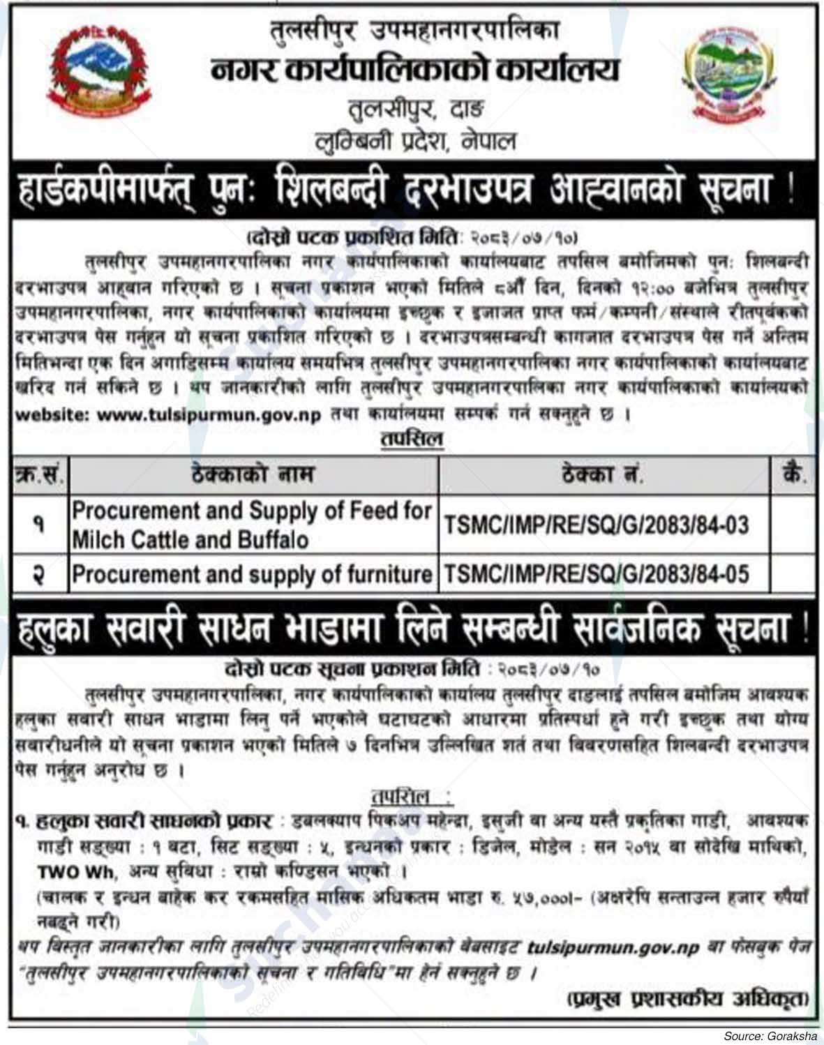 Tulsipur Sub-Metropolitan City