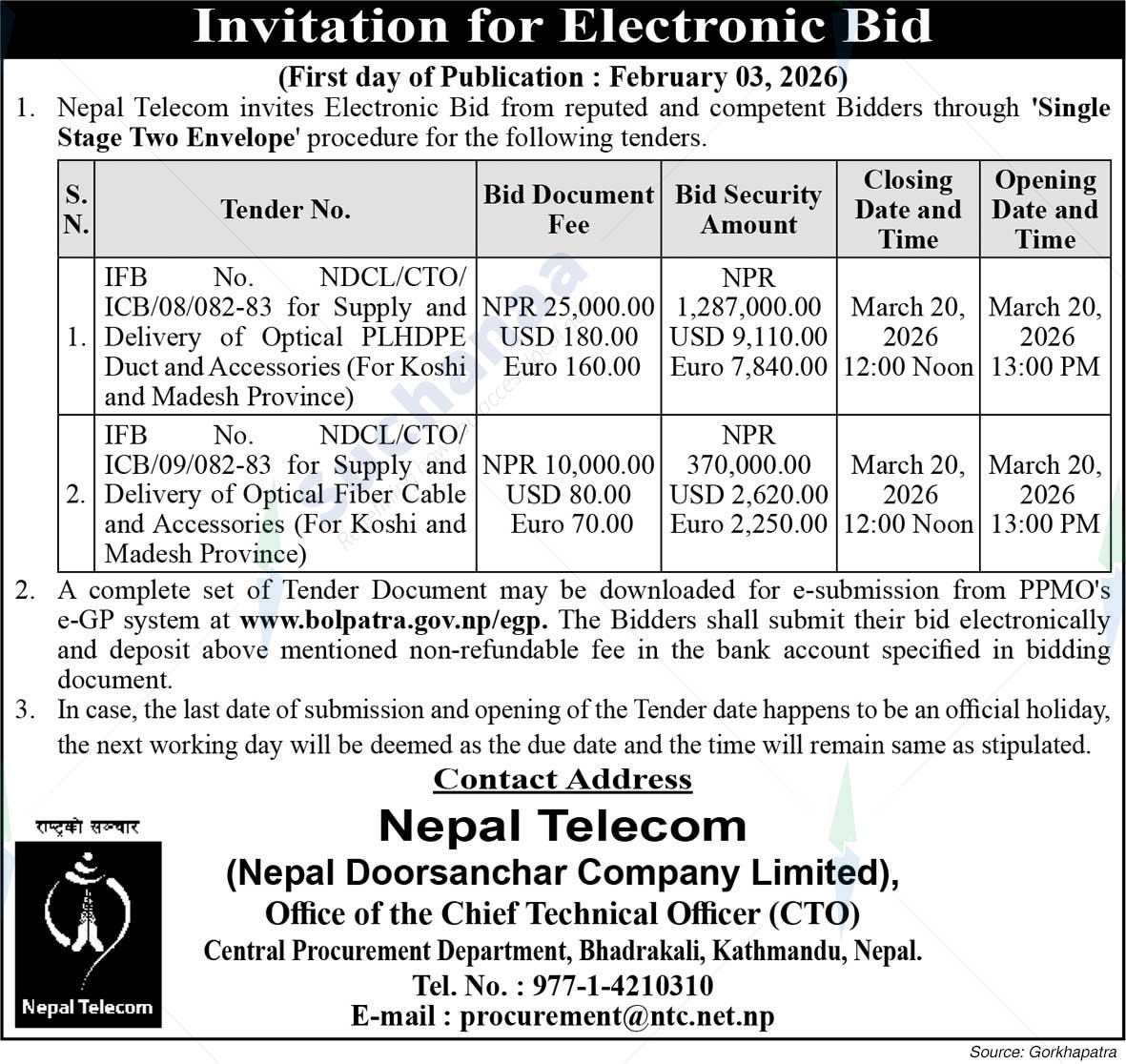 Nepal Doorsanchar Company Limited (NTC)