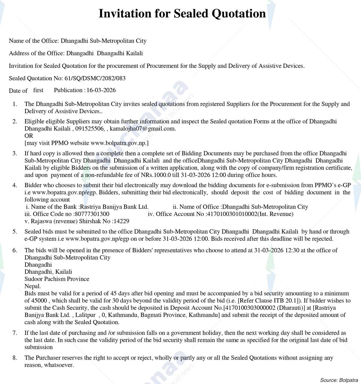 Dhangadhi Sub-Metropolitan City