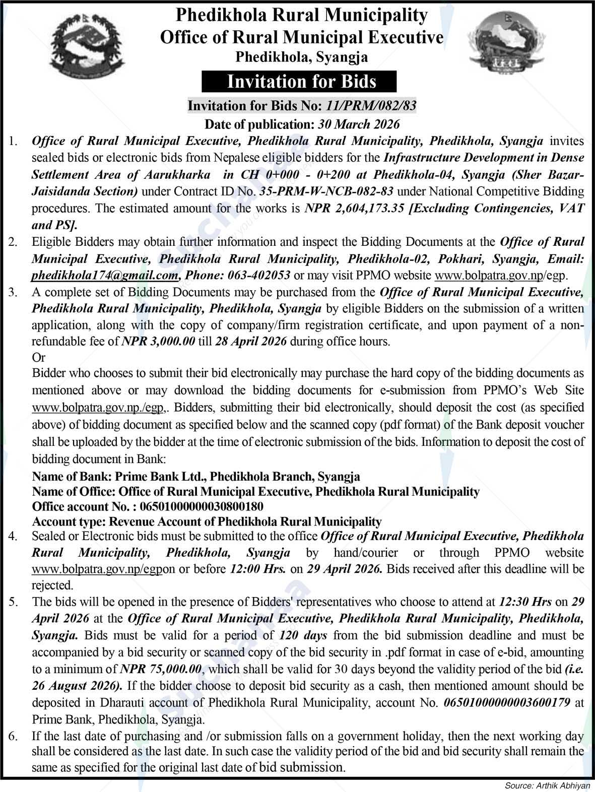 Phedikhola Rural Municipality