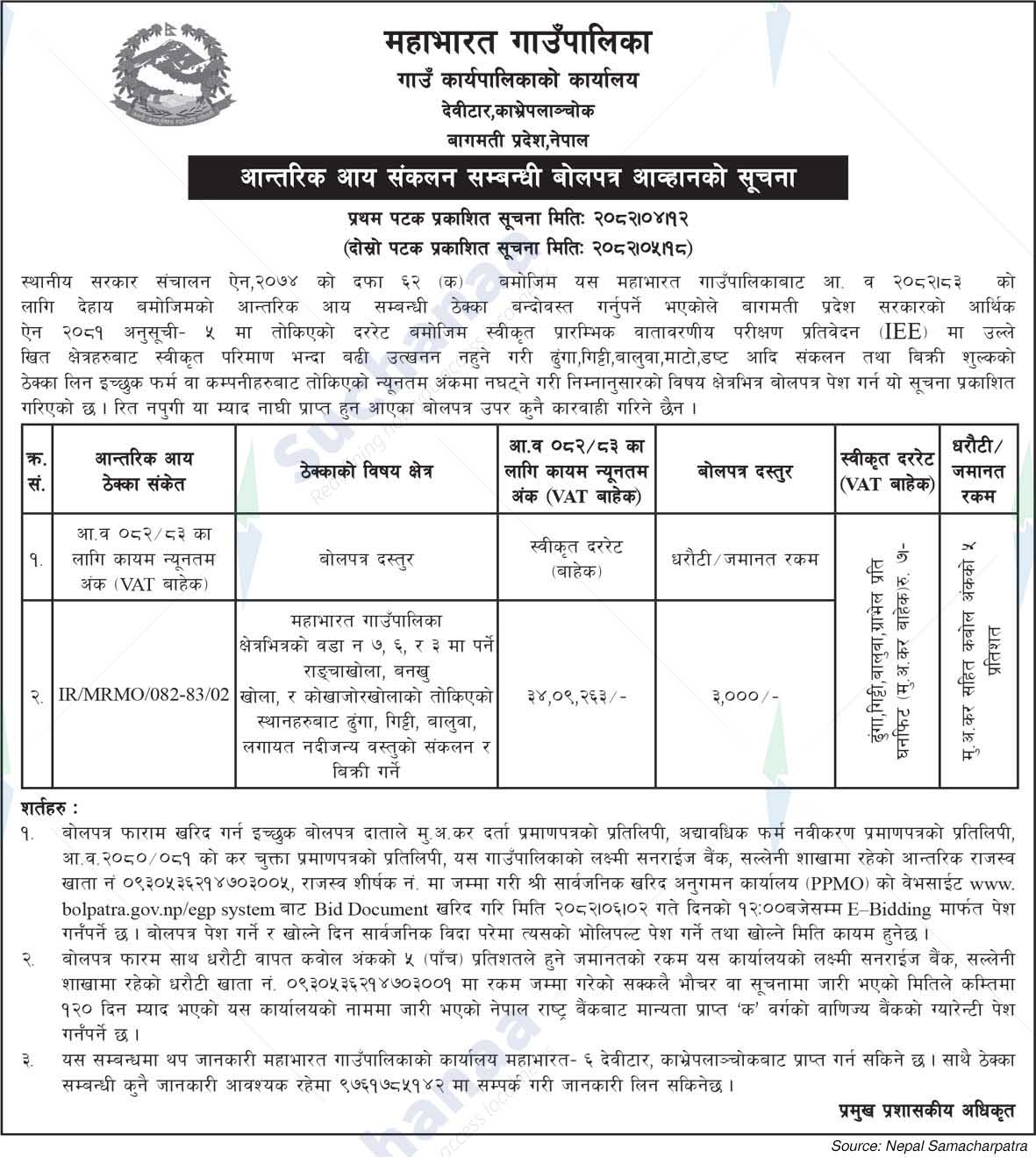 Mahabharat Rural Municipality