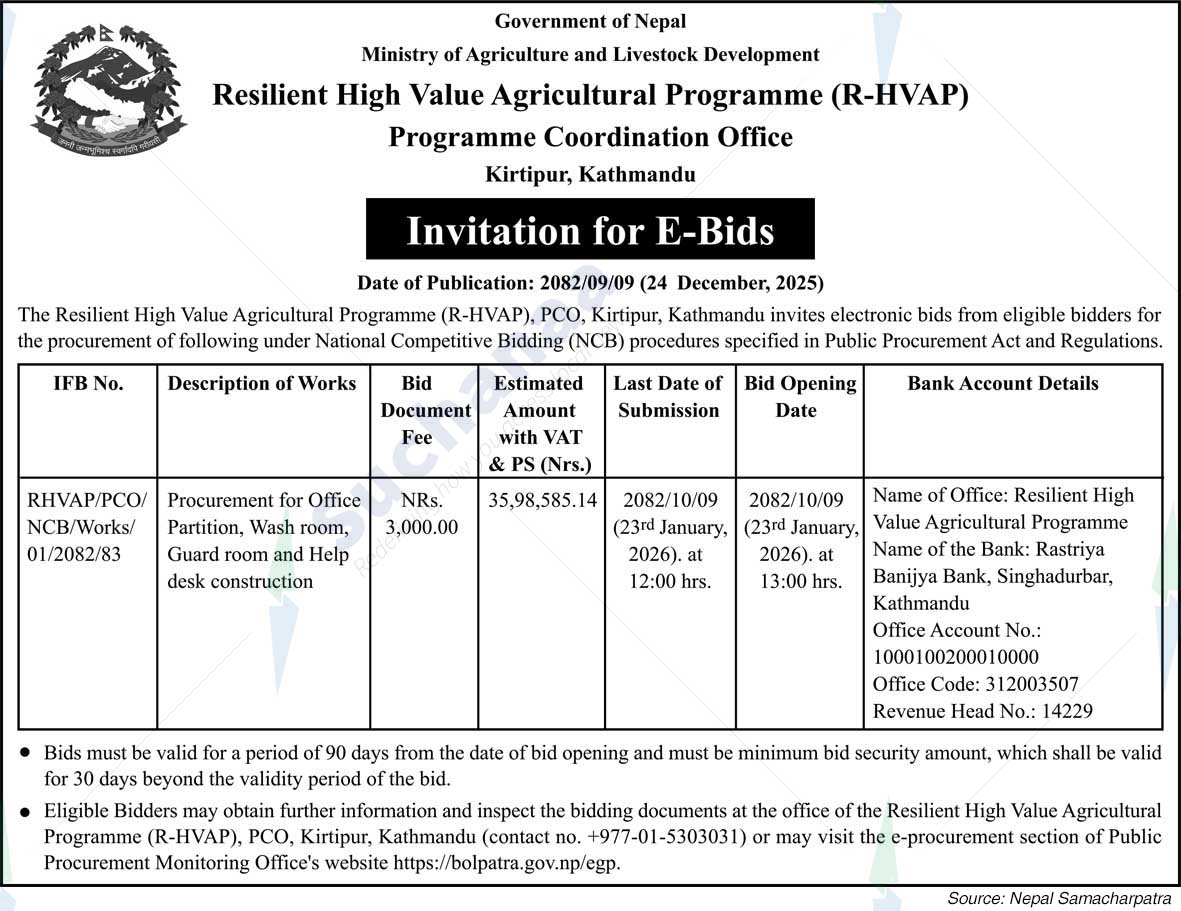 Programme Coordination Office, Kirtipur, Kathmandu
