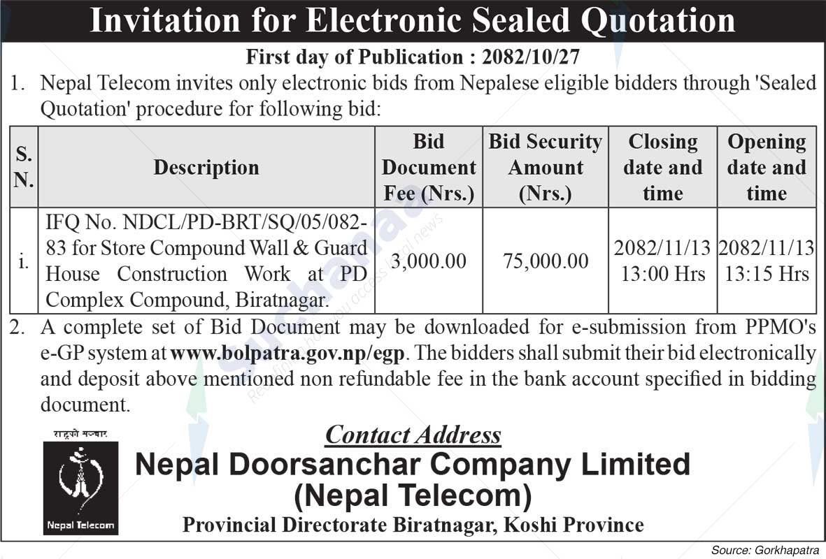Nepal Doorsanchar Company Limited (NTC)