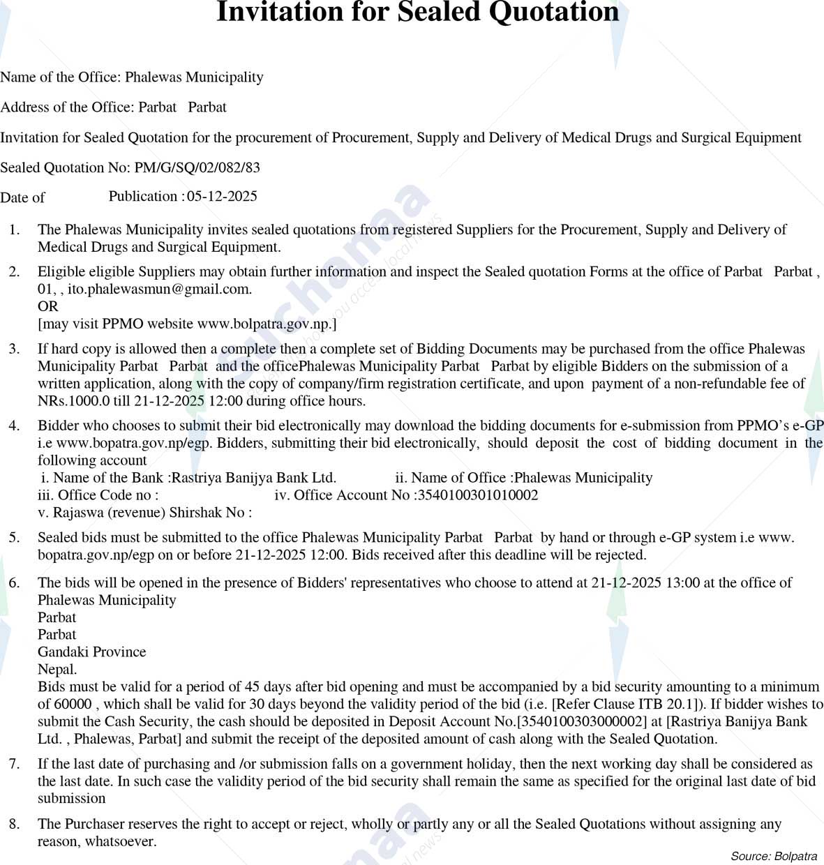 Phalewas Municipality