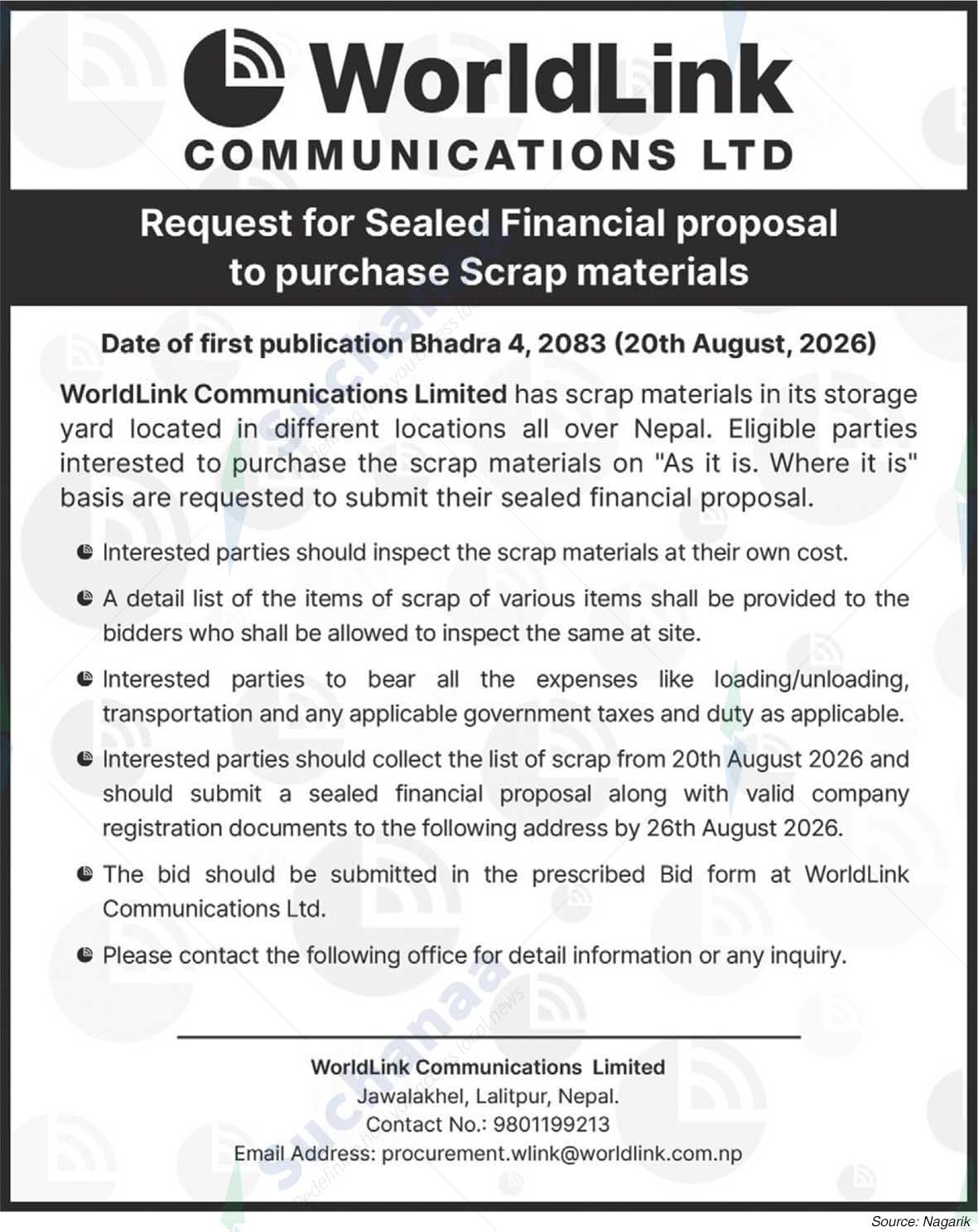 WorldLink Communications Ltd.