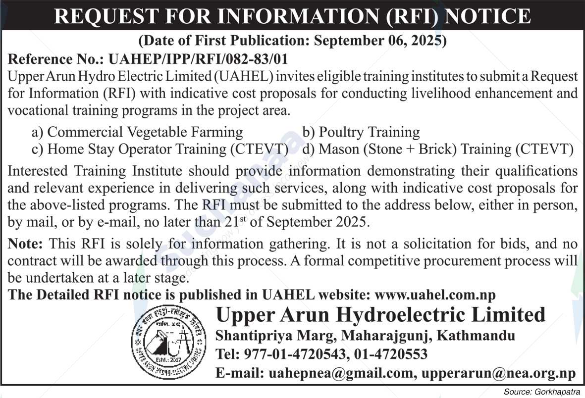 Upper Arun Hydroelectric Limited