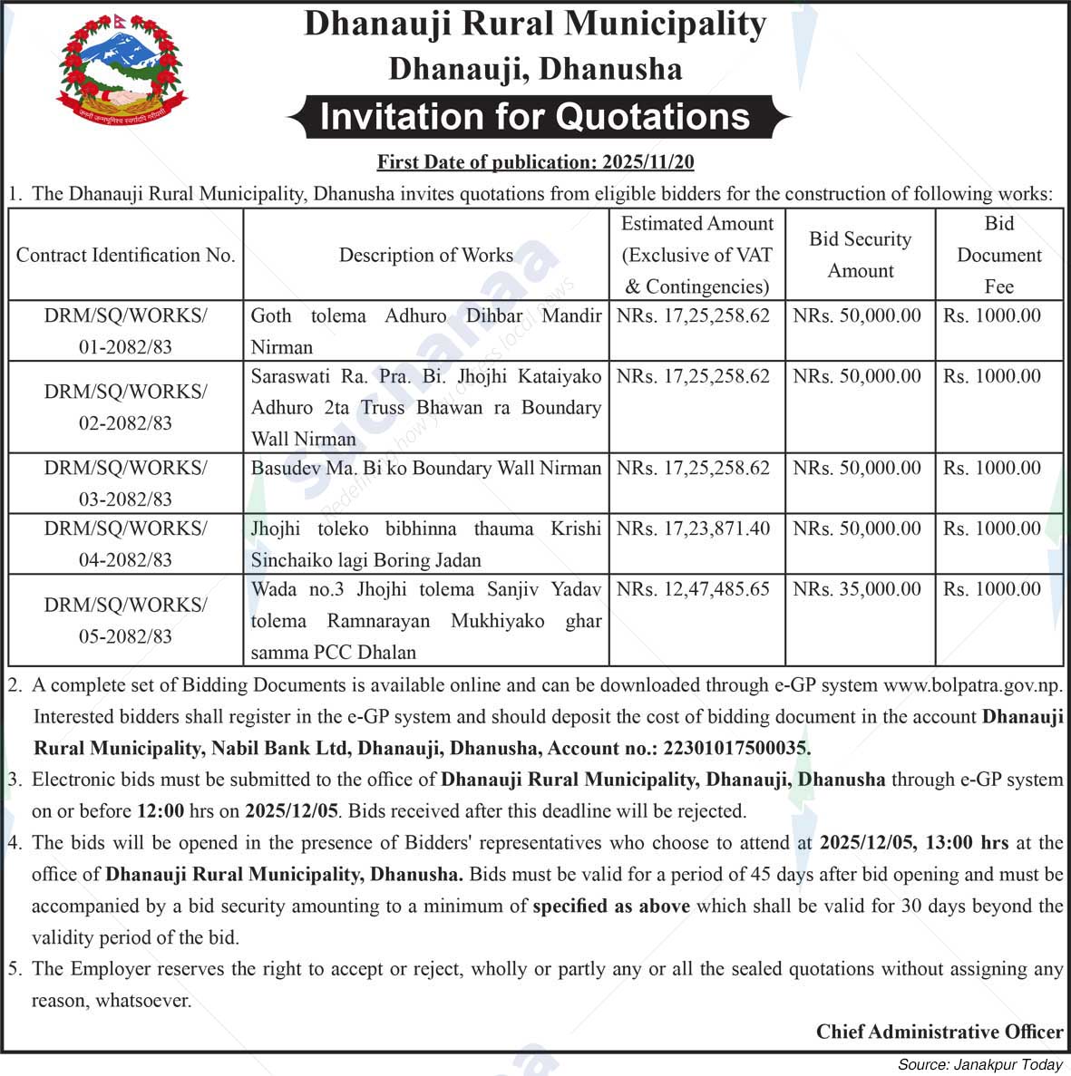 Dhanauji Rural Municipality