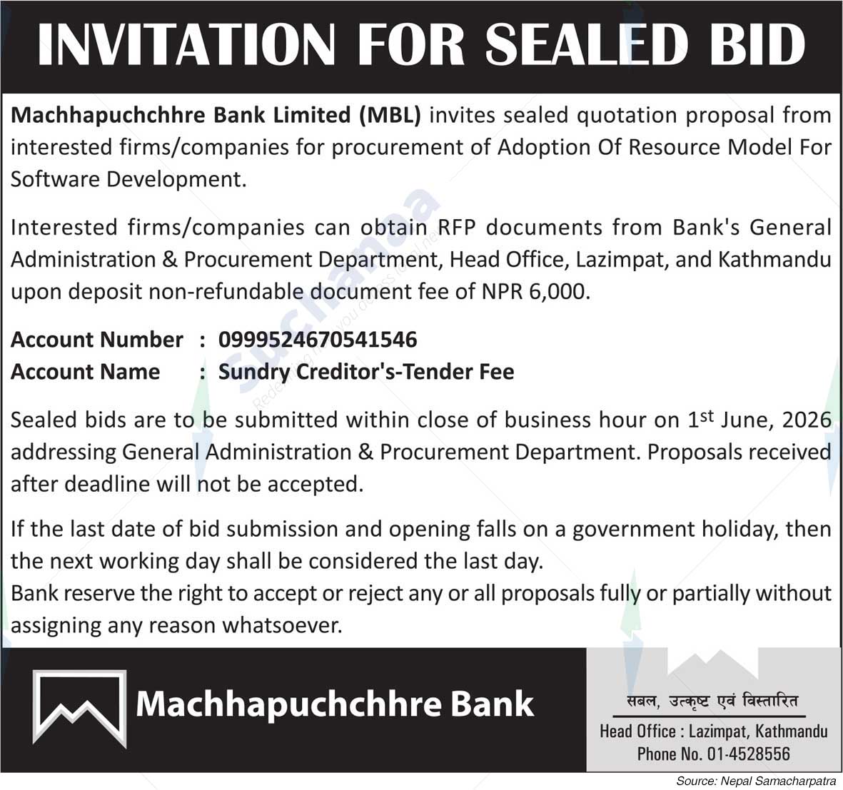 Machhapuchchhre Capital Limited