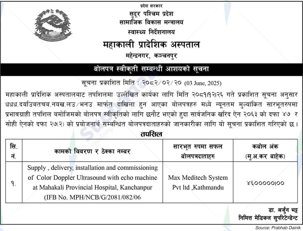 Mahakali Provincial Hospital
