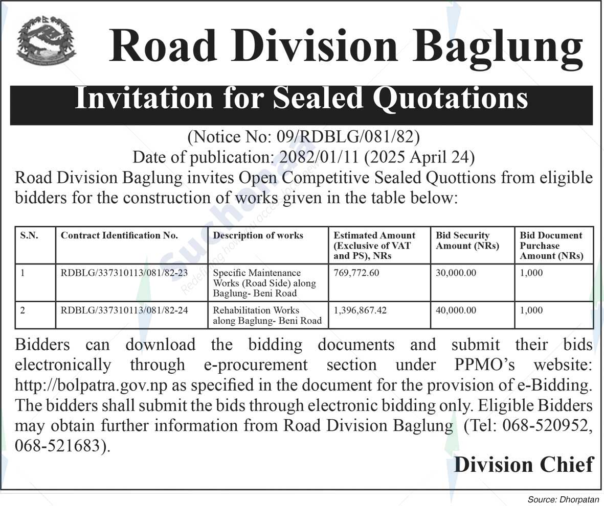 Road Division Baglung