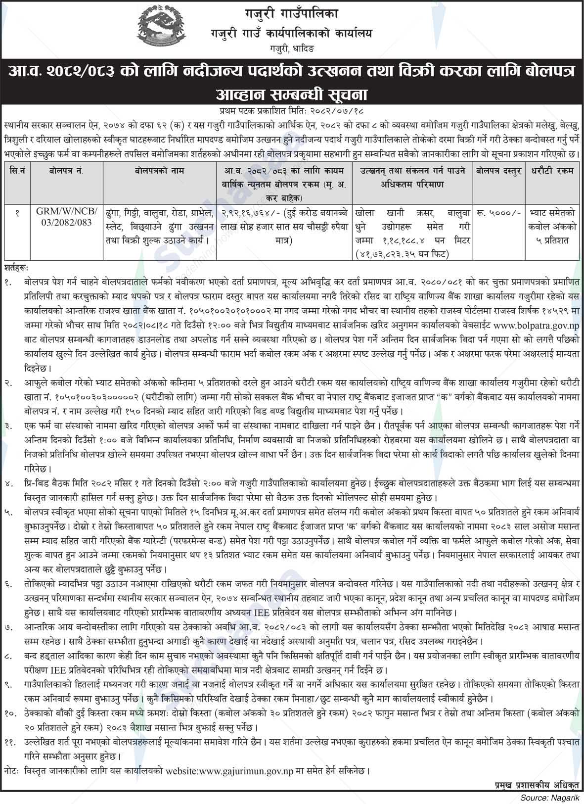 Gajuri Rural Municipality