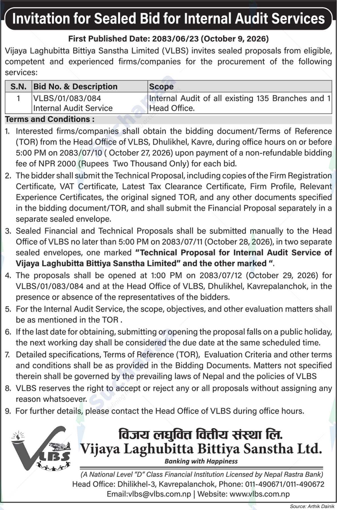 Vijaya Laghubitta Bittiya Sanstha Limited