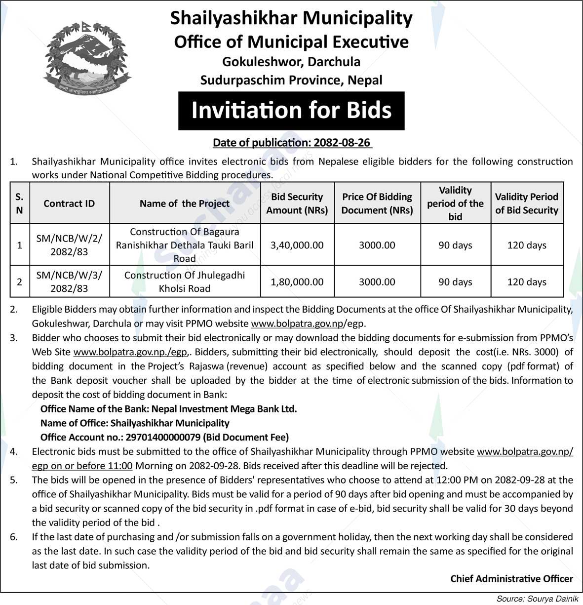 Shailyashikhar Municipality
