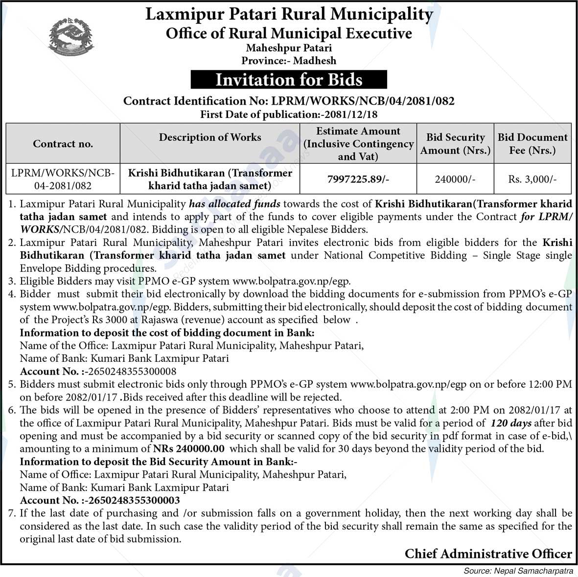 Laxmipur Patari Rural Municipality