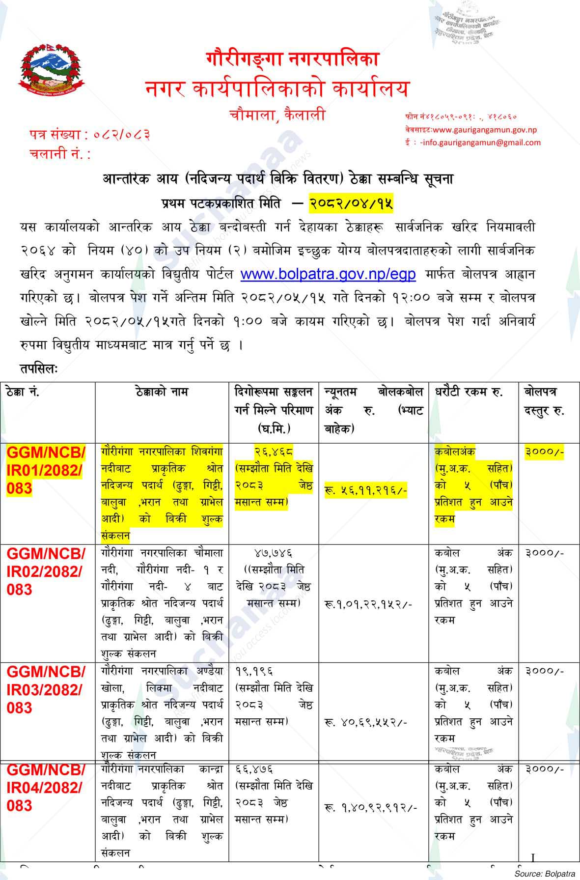 Gauriganga Municipality