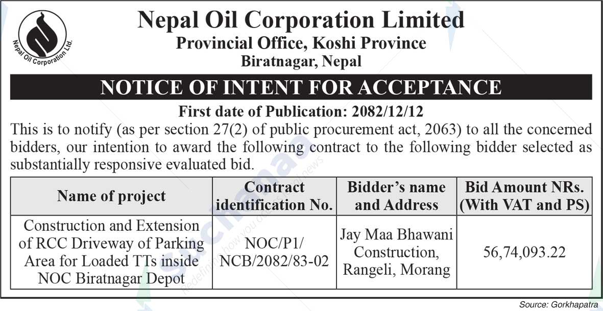 Nepal Oil Corporation Limited