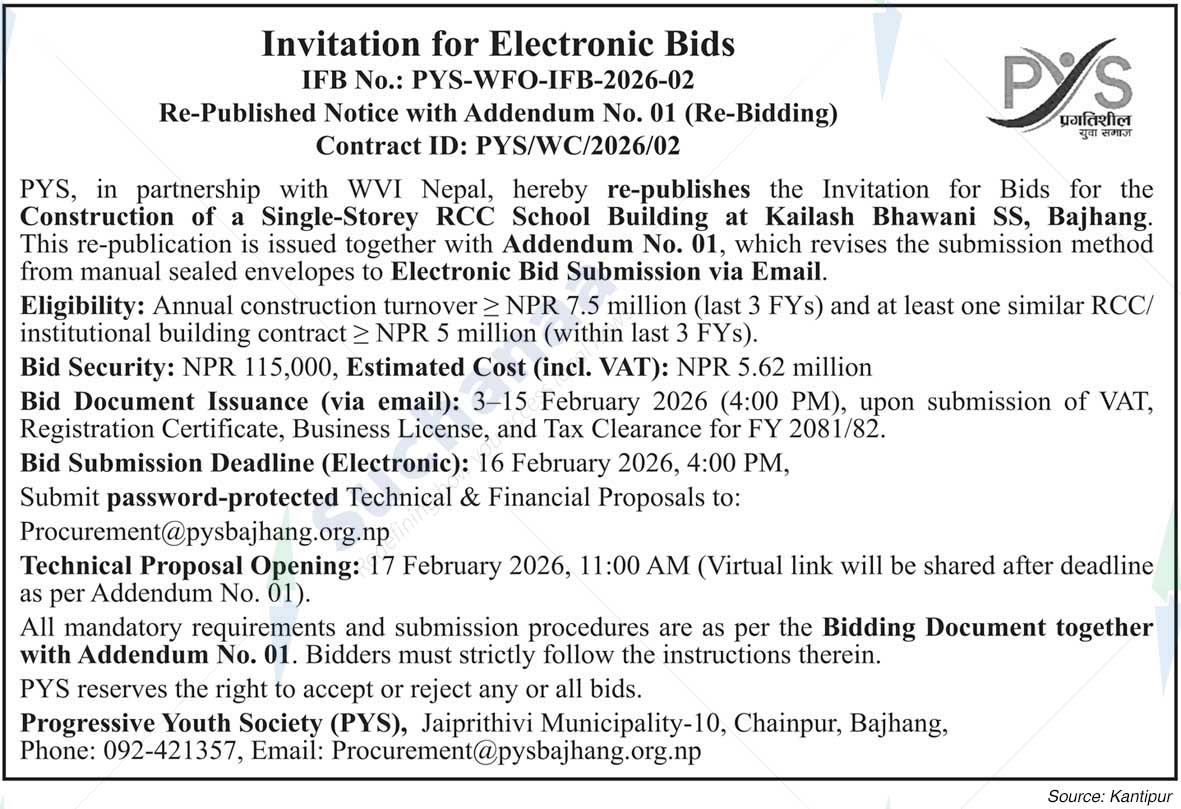 Progressive Youth Society (PYS), Bajhang