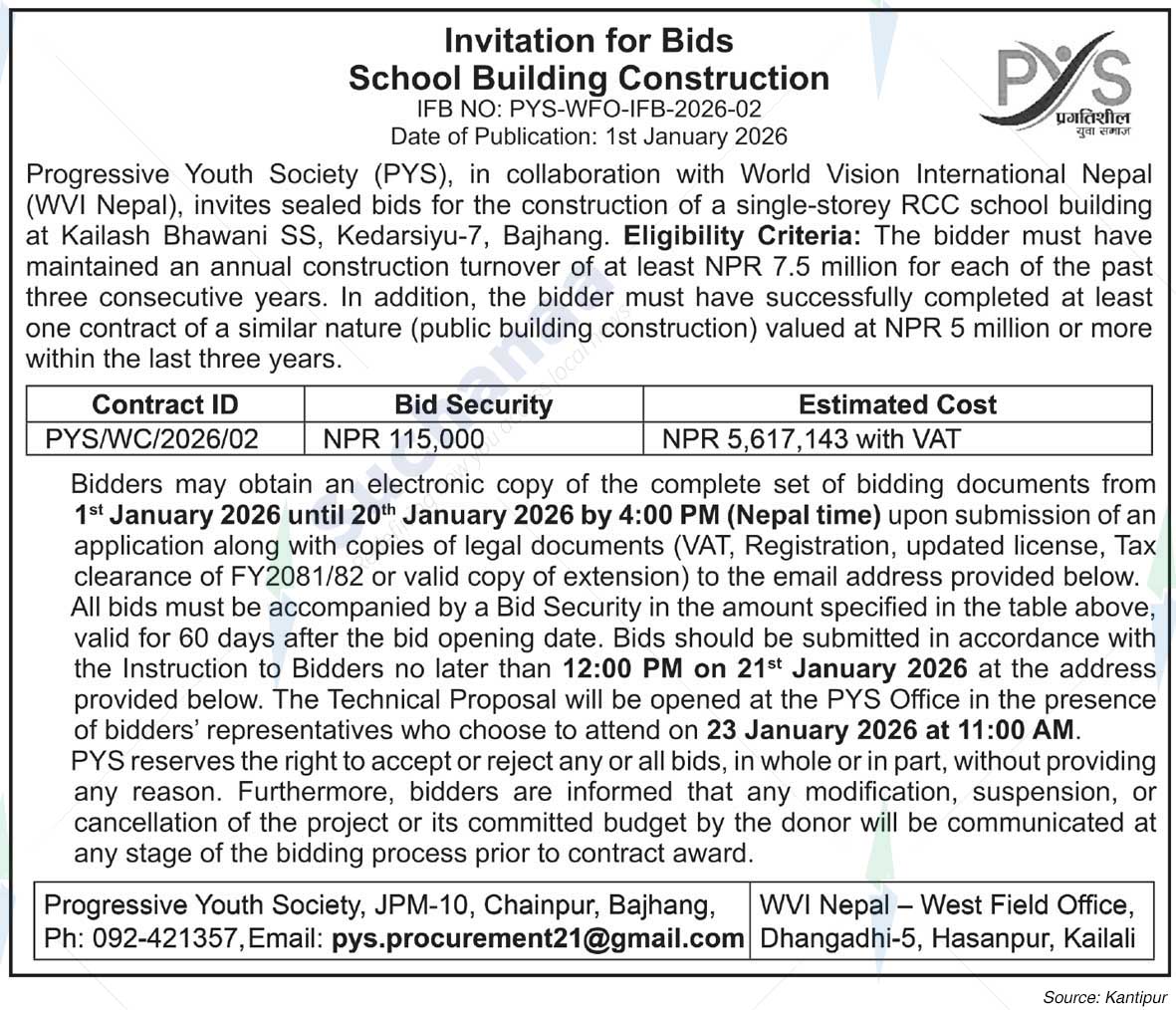 Progressive Youth Society, Chainpur, Bajhang