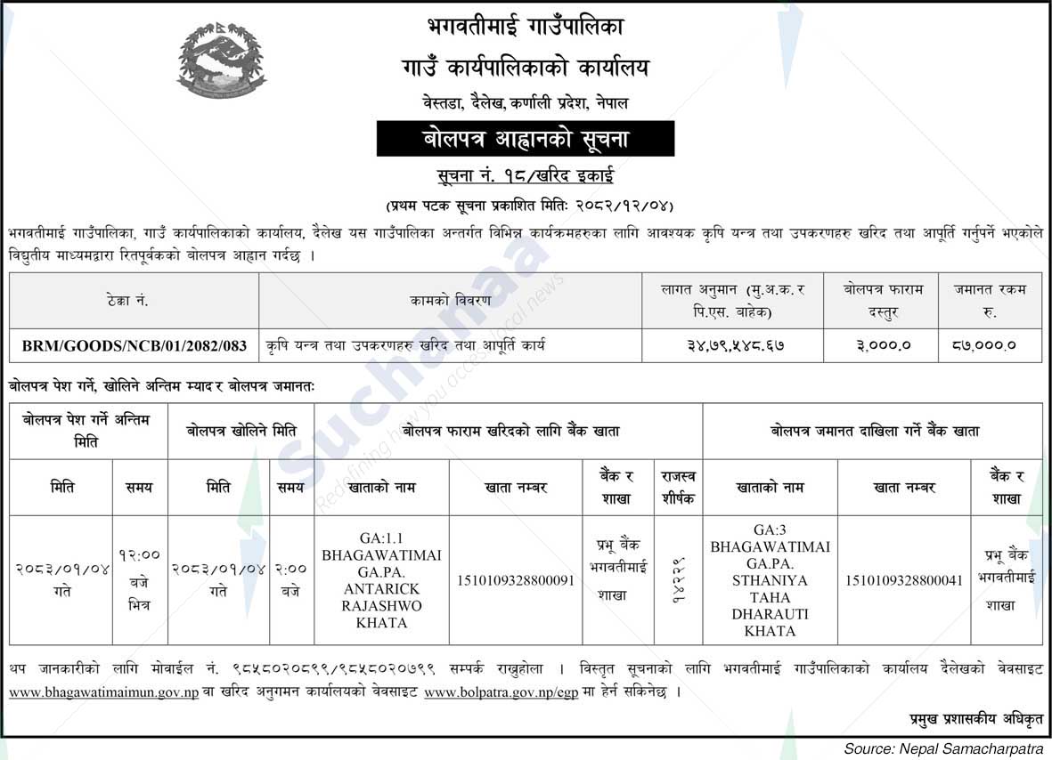 Bhagwatimai Rural Municipality