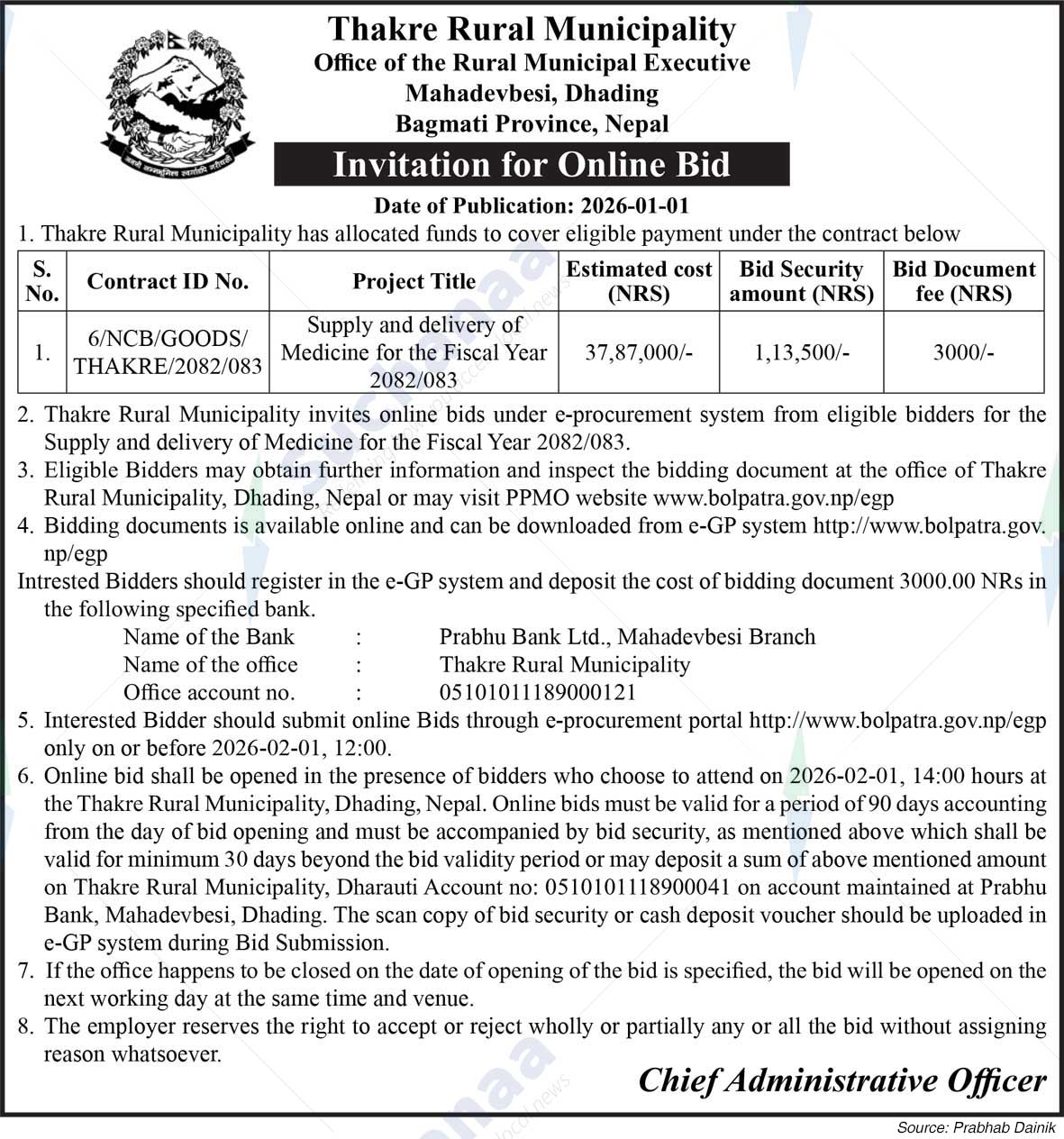 Thakre Rural Municipality