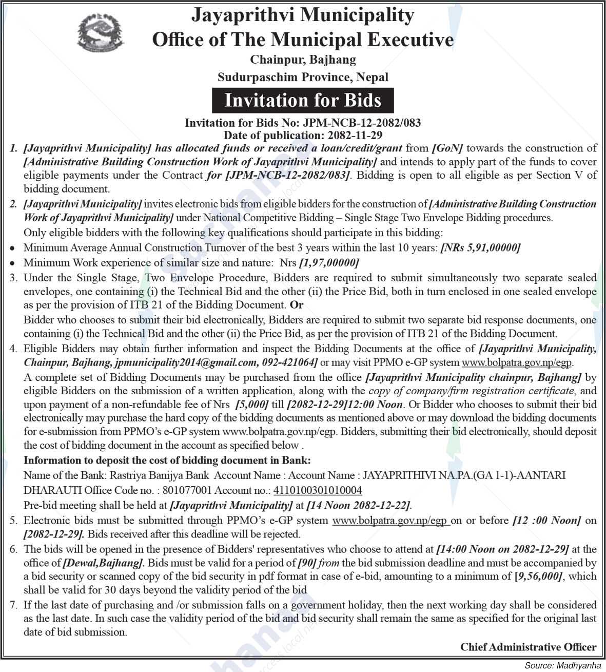 Jayaprithvi Municipality