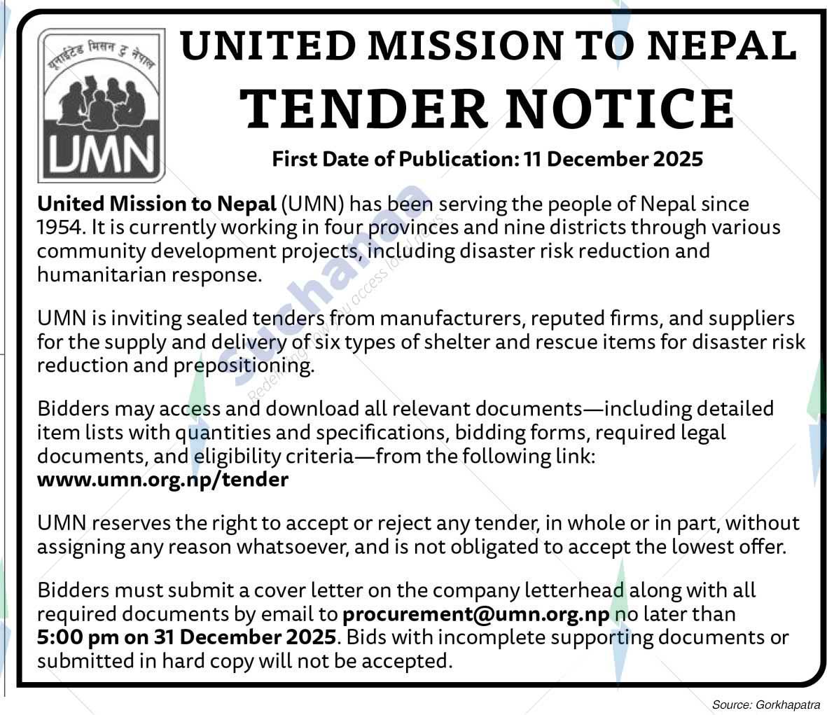 United Mission to Nepal