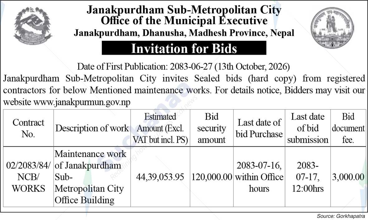 Janakpurdham Sub-Metropolitian City