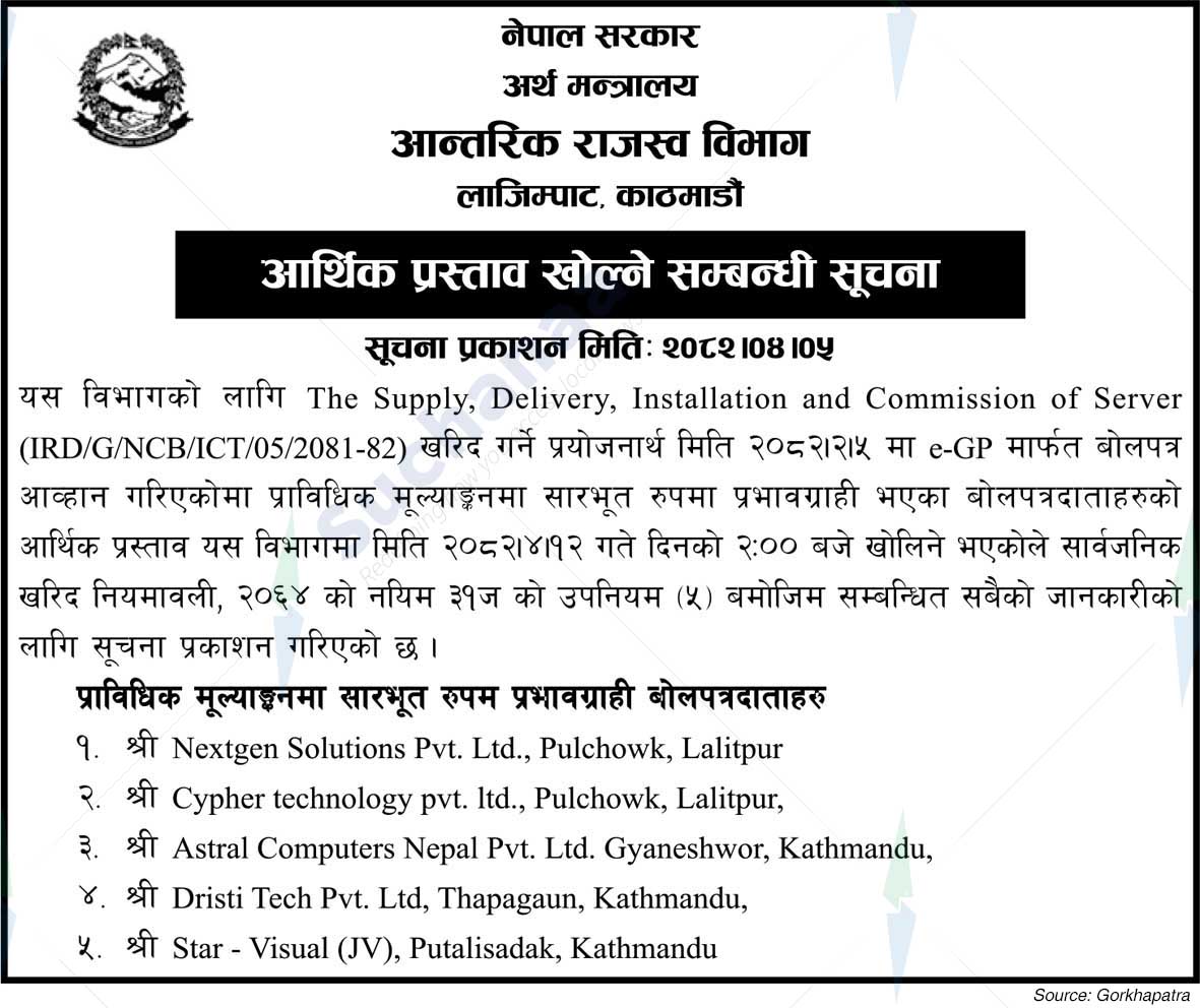Department of Internal Revenue, Lazimpat