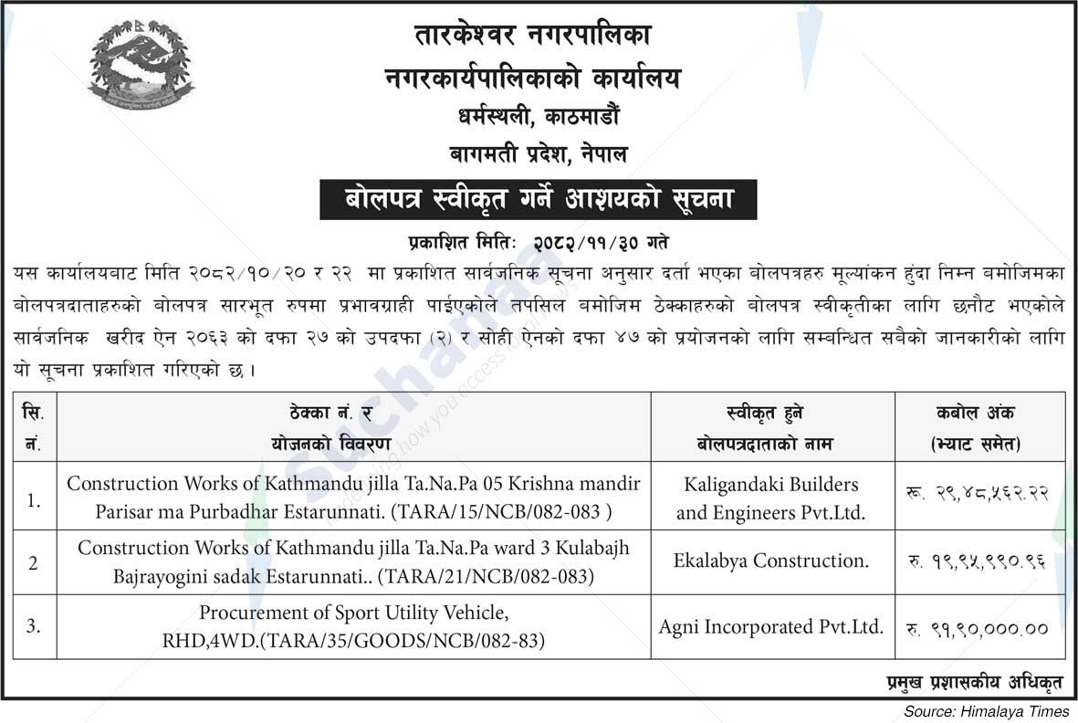 Tarkeshwor Municipality