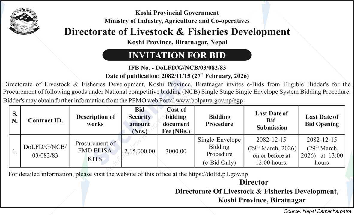 Directorate of Livestock & Fisheries Development