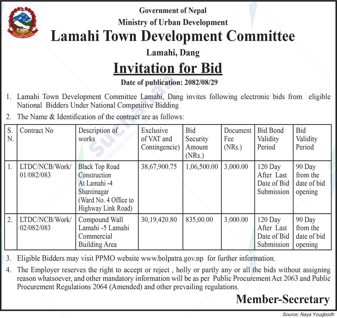 Lamahi Town Development Committee, Dang