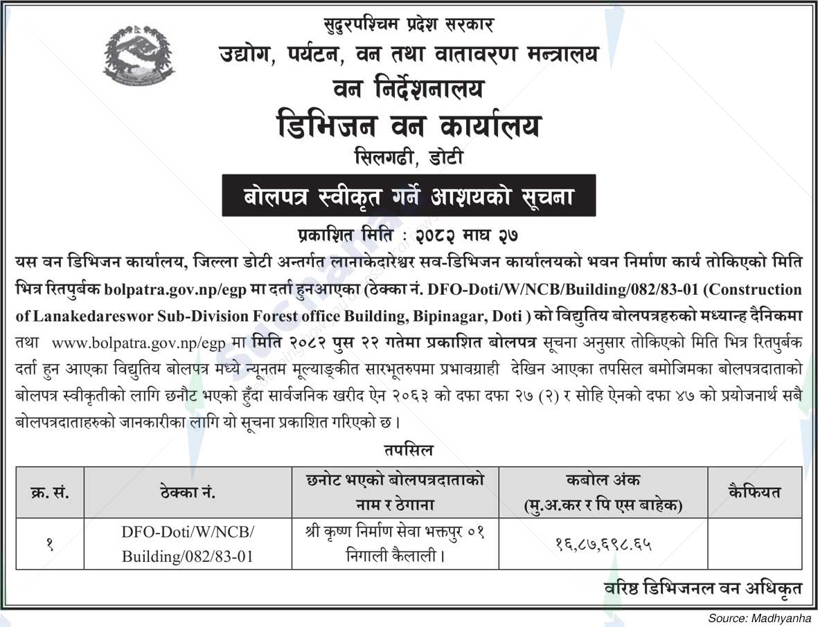 Division Forest Office,Silgadhi,Doti