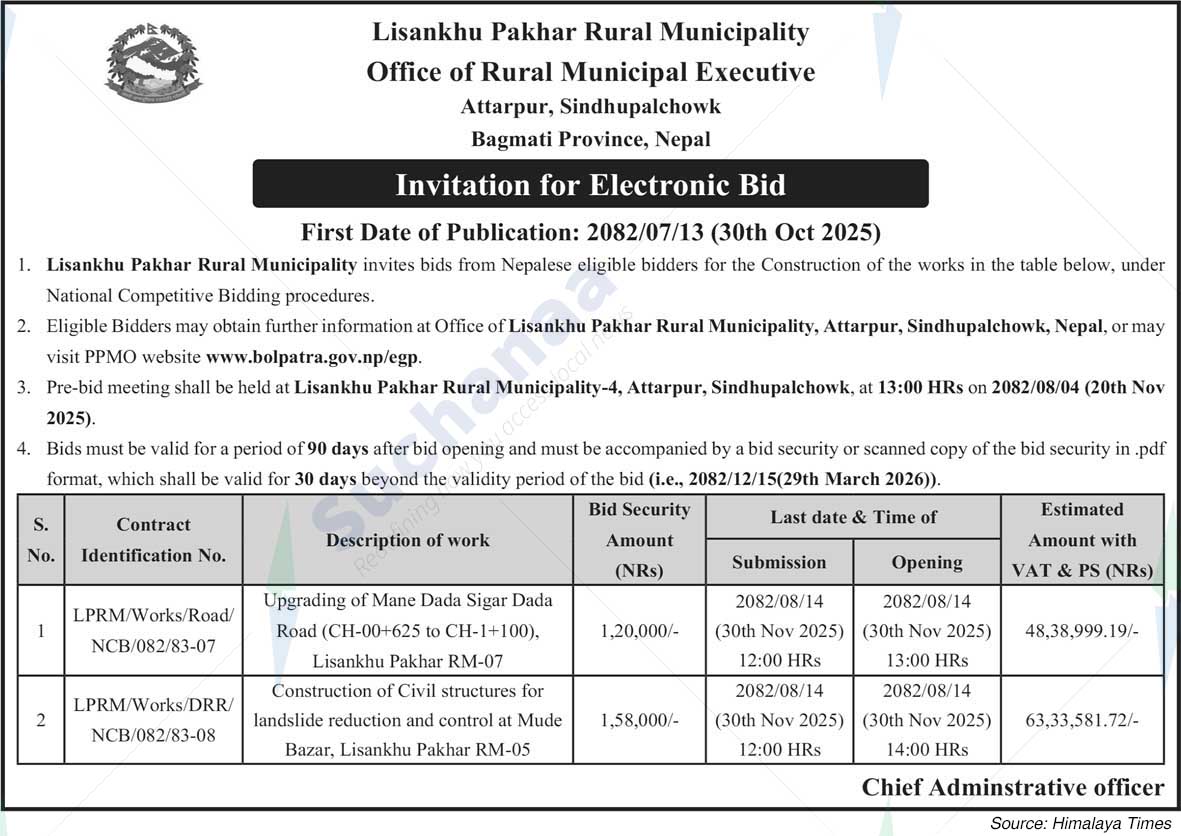 Lisankhu Pakhar Rural Municipality