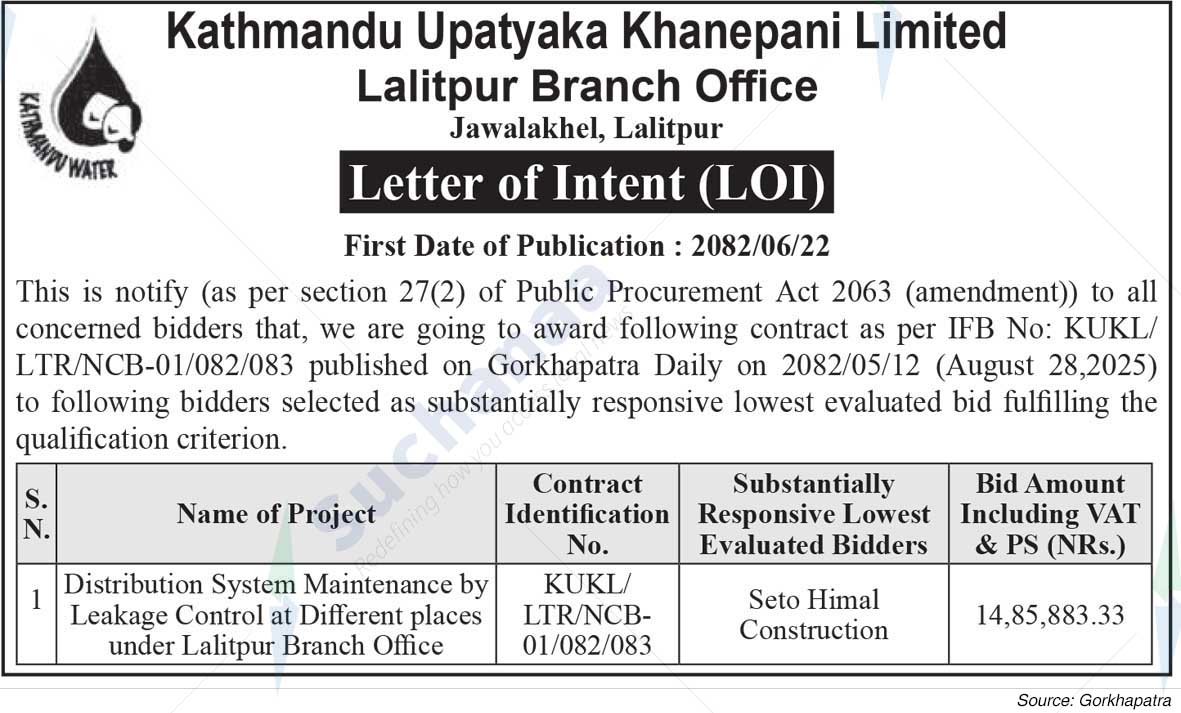 Kathmandu Upatyaka Khanepani Limited