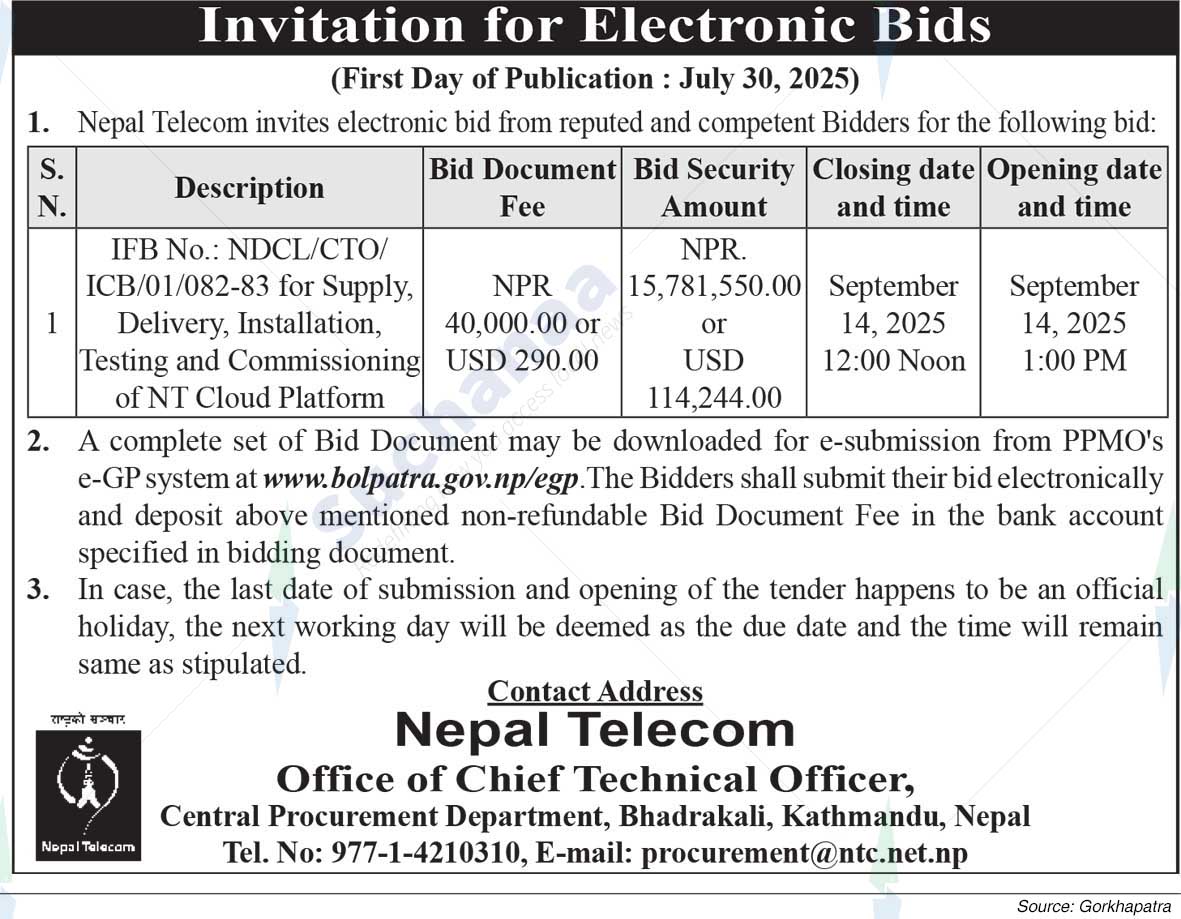 Nepal Doorsanchar Company Limited (NTC)