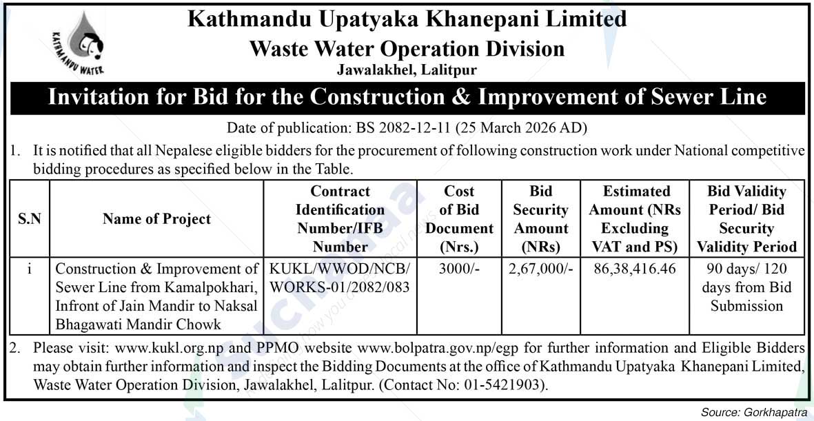 Kathmandu Upatyaka Khanepani Limited