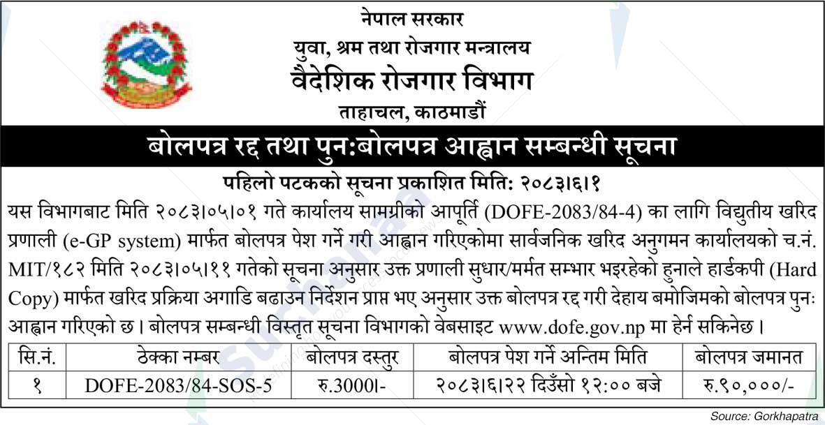 Department of Foreign Employment