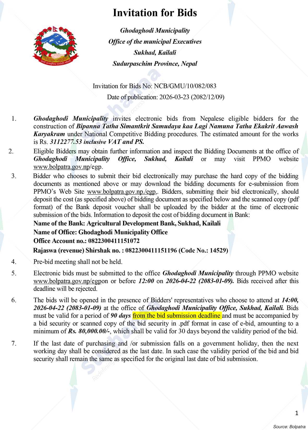 Ghodaghodi Municipality