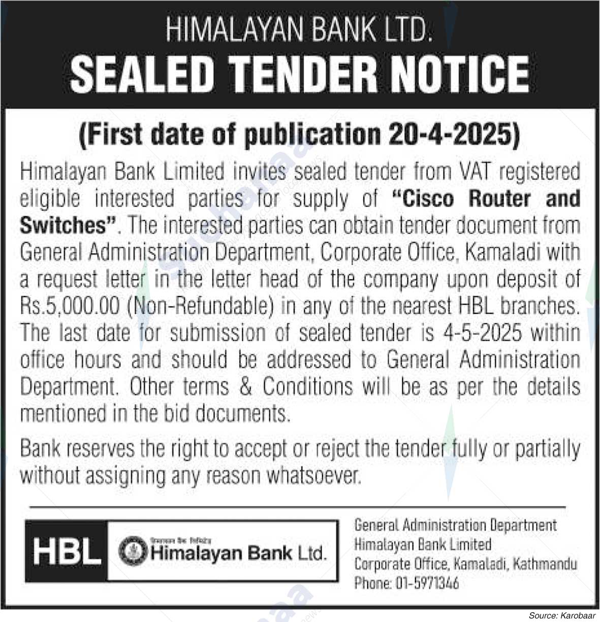 Himalayan Bank Limited