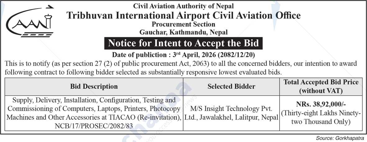 Tribhuvan International Airport