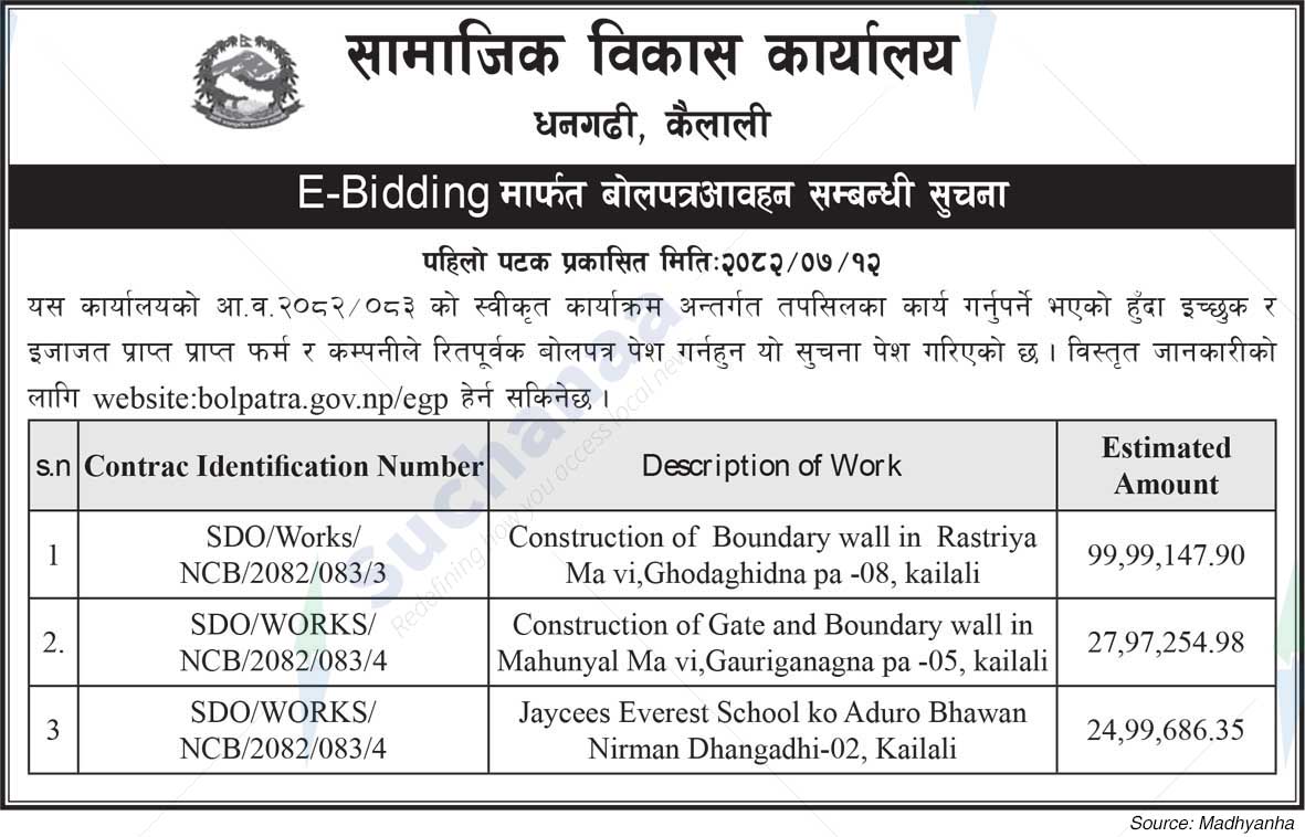 Social Development office, Dhangadhi, Kailali