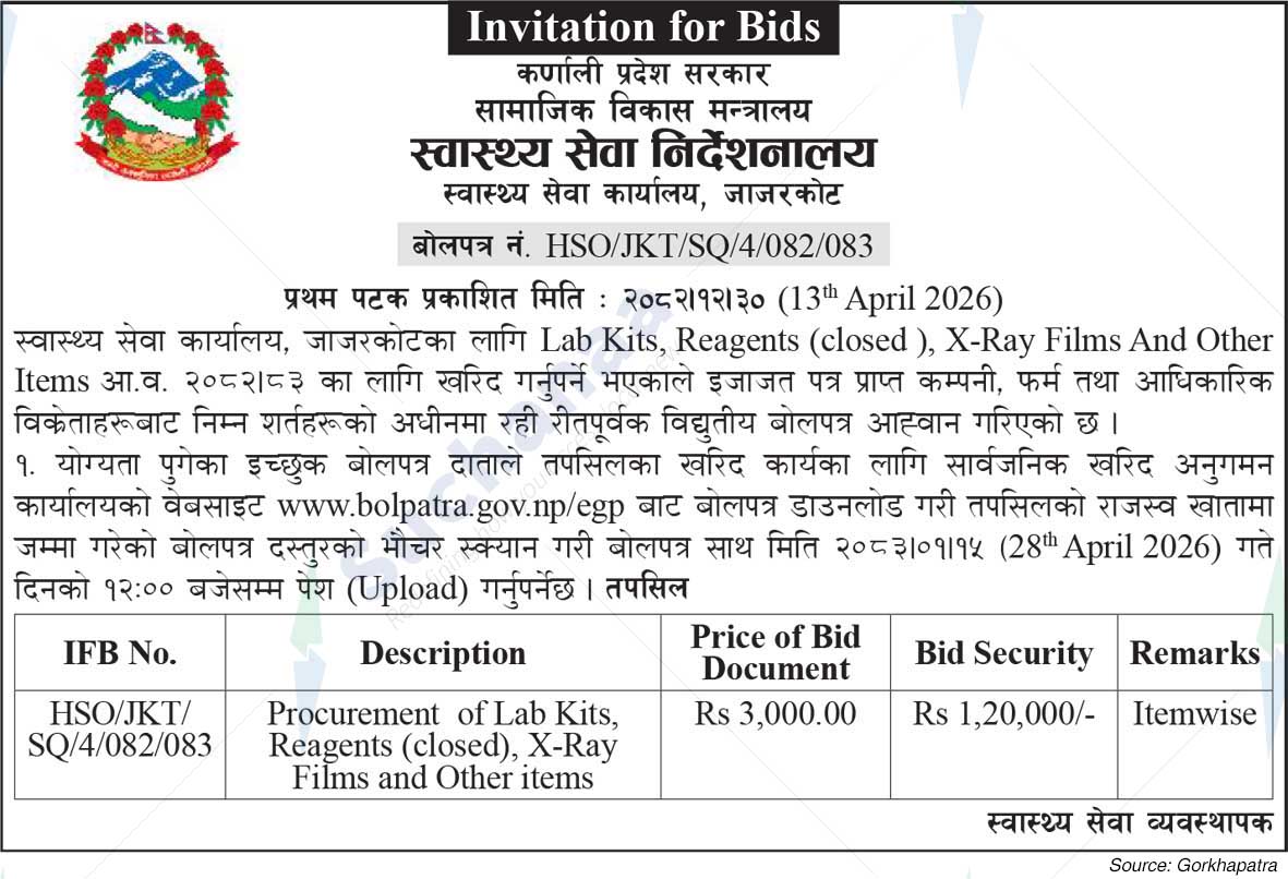 Health Services Office, Jajarkot