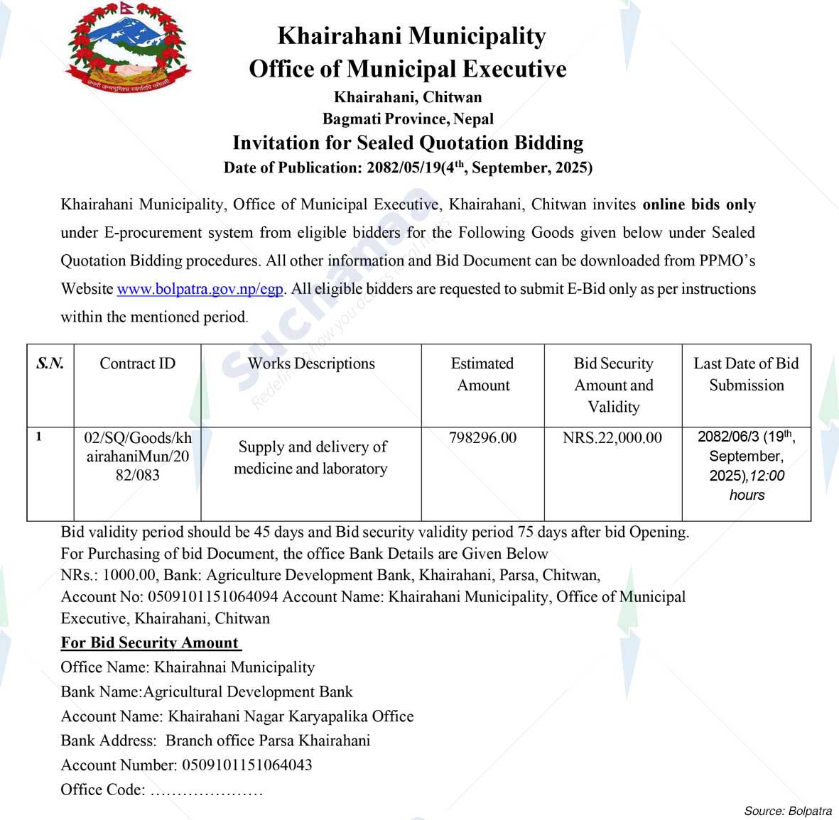 Khairahani Municipality
