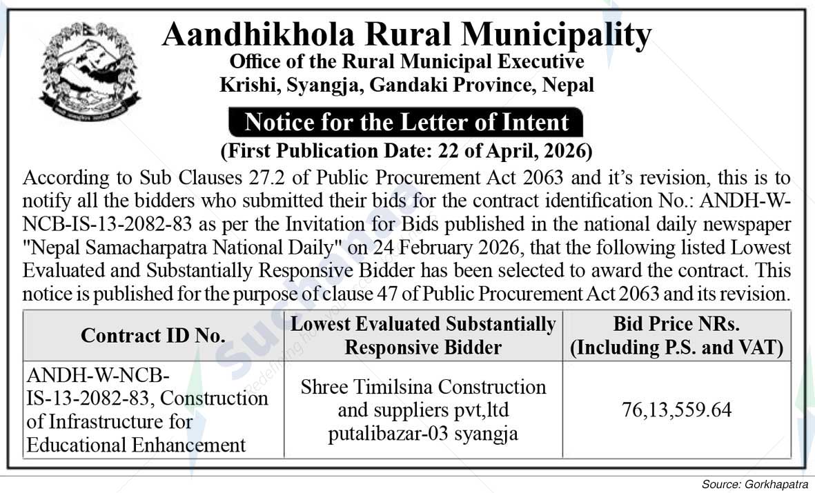 Aandhikhola Rural Municipality