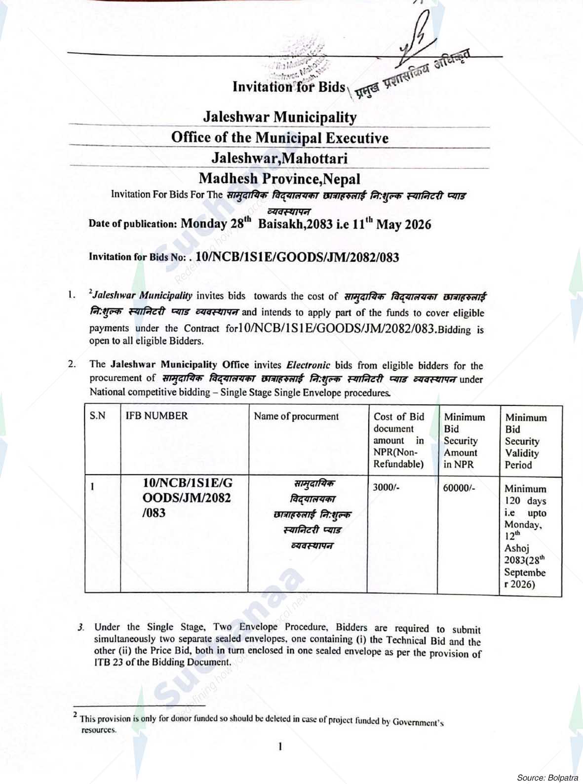 Jaleshwor Municipality