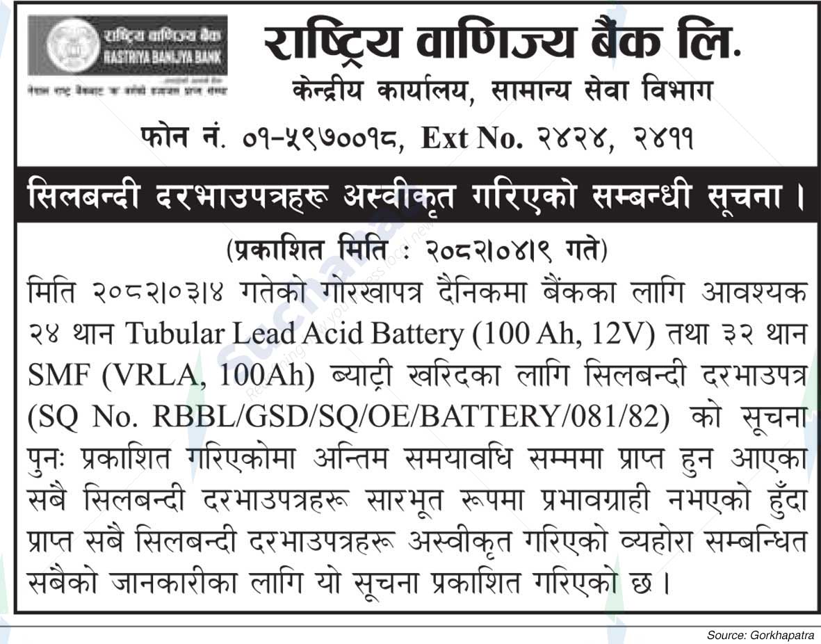 Rastriya Banijya Bank Ltd.