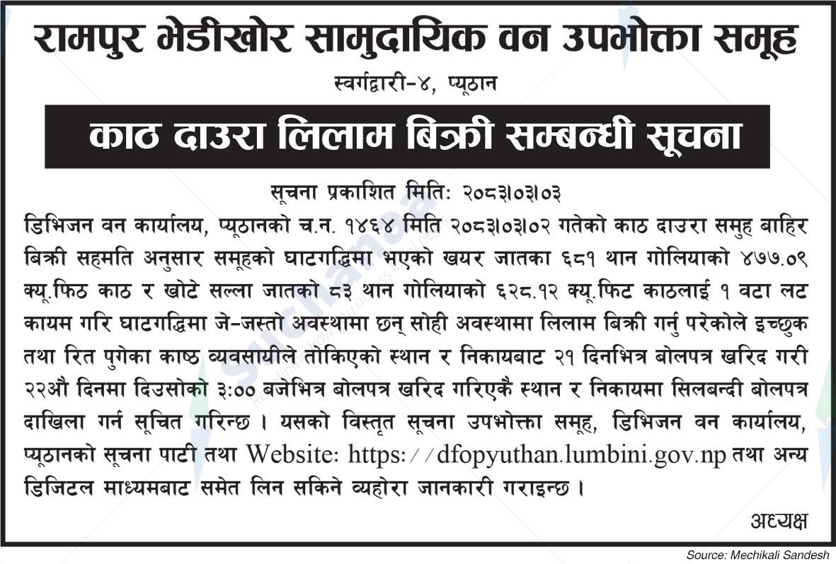 Rampur Vedikhor Saa.Wa.Wo.Sa.