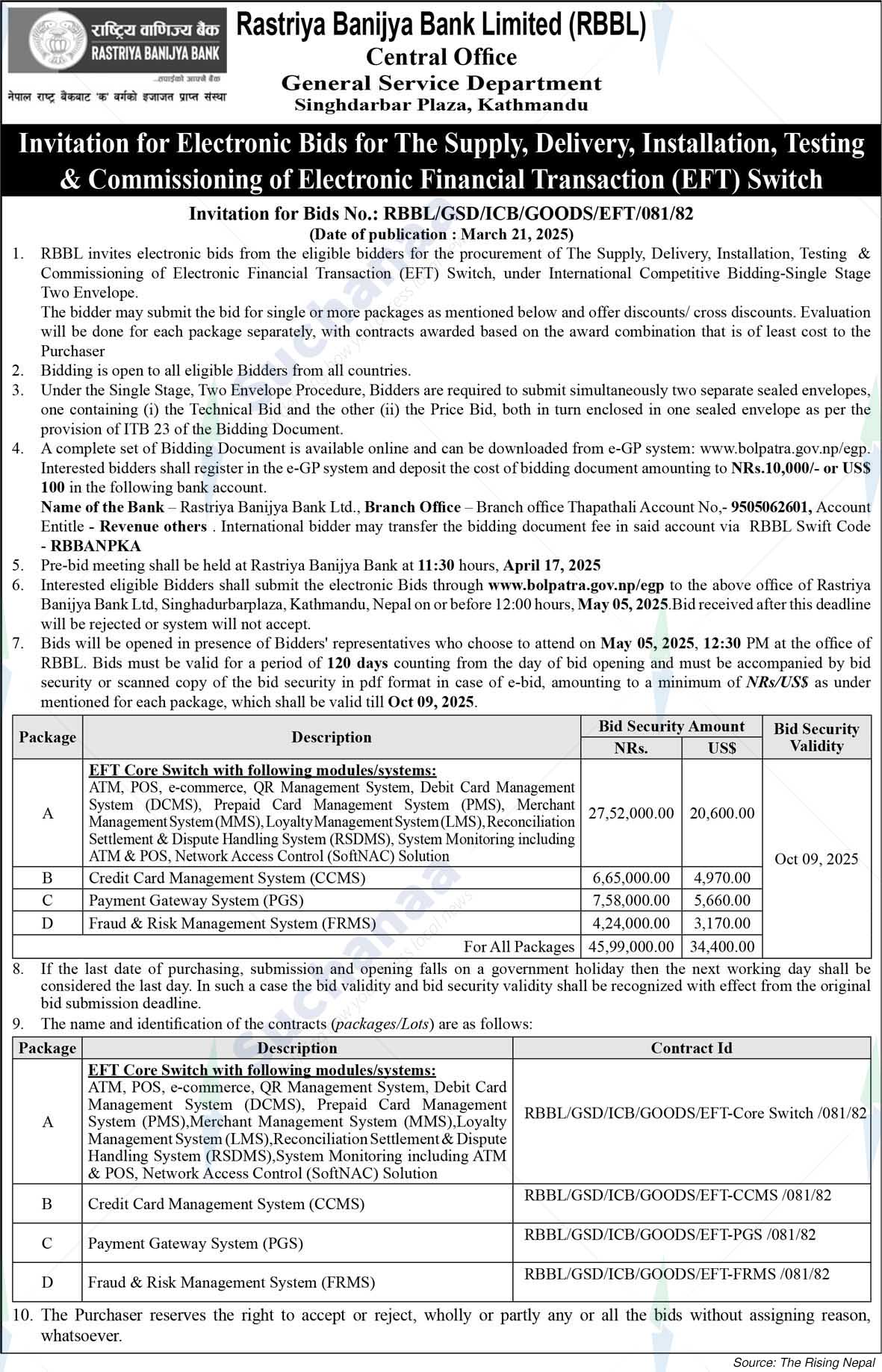 Rastriya Banijya Bank Limited (RBBL)