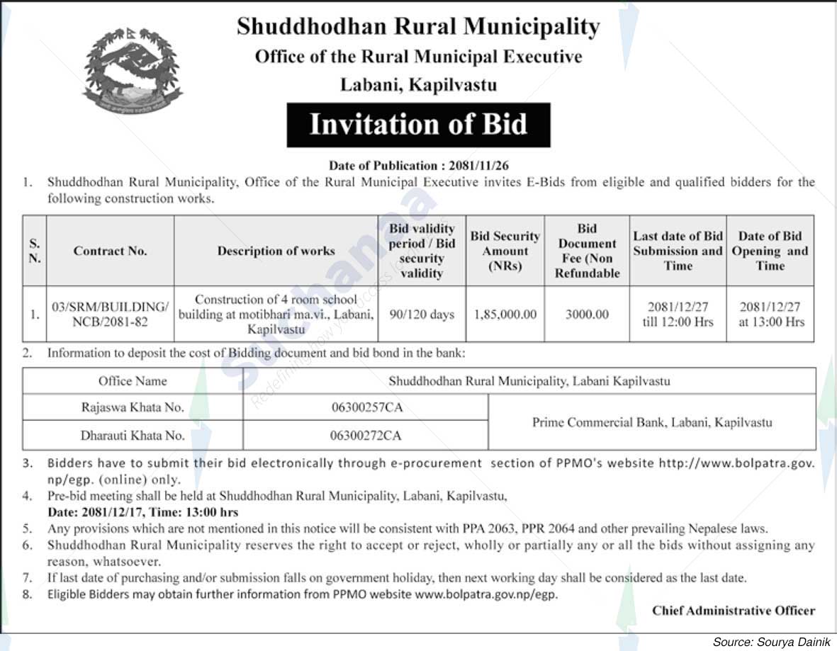 Shuddhodhan Rural Municipality
