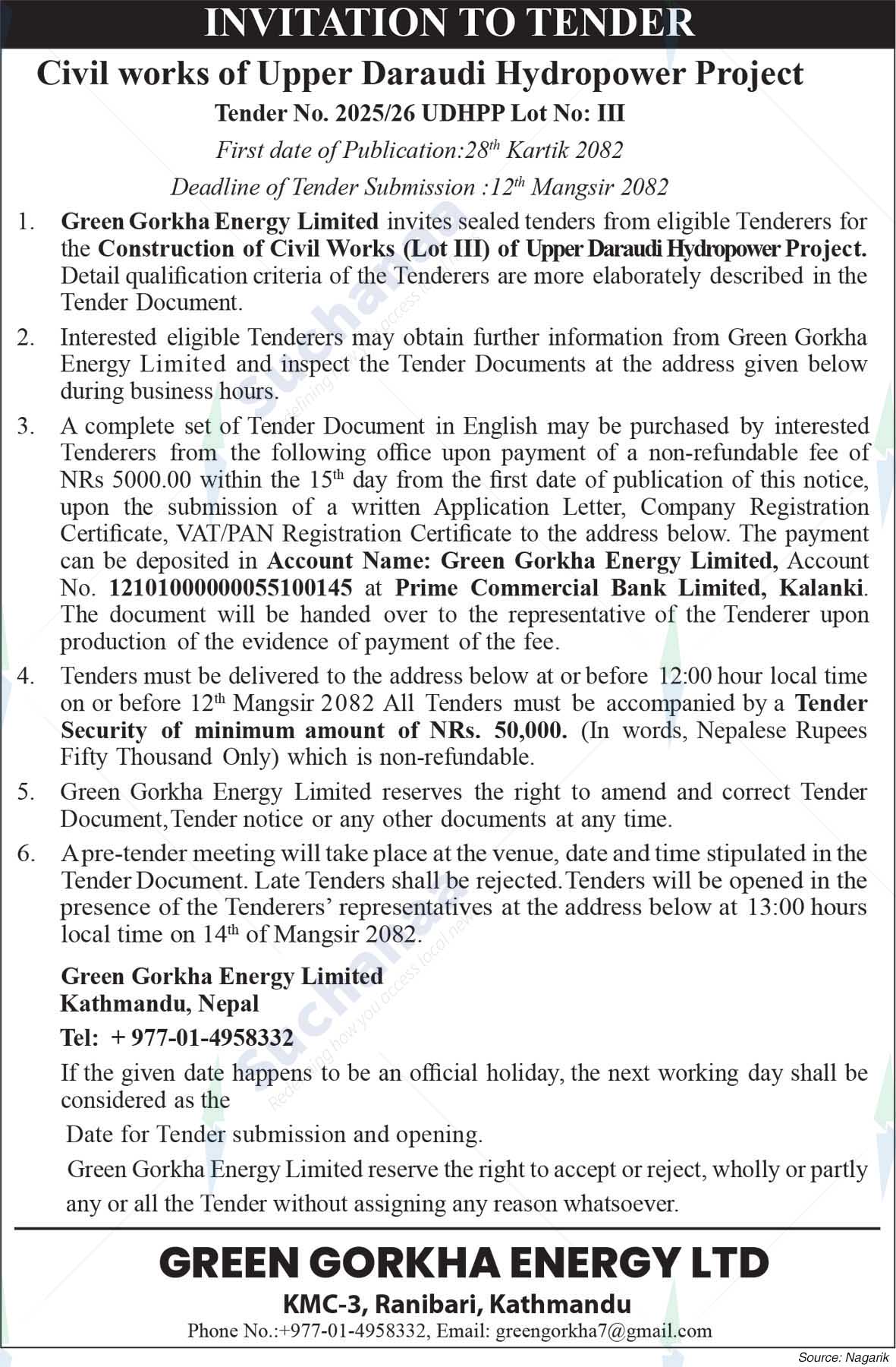 Green Gorkha Energy Ltd.